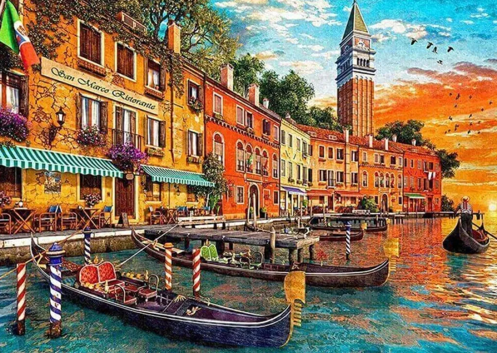 Gibsons 1000 Pieces* - San Marco Sunset - 1000 Piece Jigsaw Puzzle
