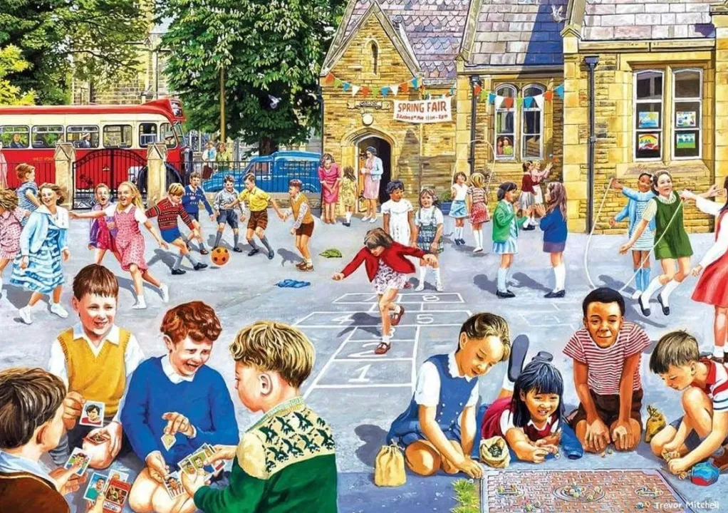 Gibsons 500 Pieces* - School Days - 4 X 500 Piece Jigsaw Puzzle