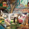 Gibsons 1000 Pieces* - Snoozing In The Shed - 1000 Piece Jigsaw Puzzle