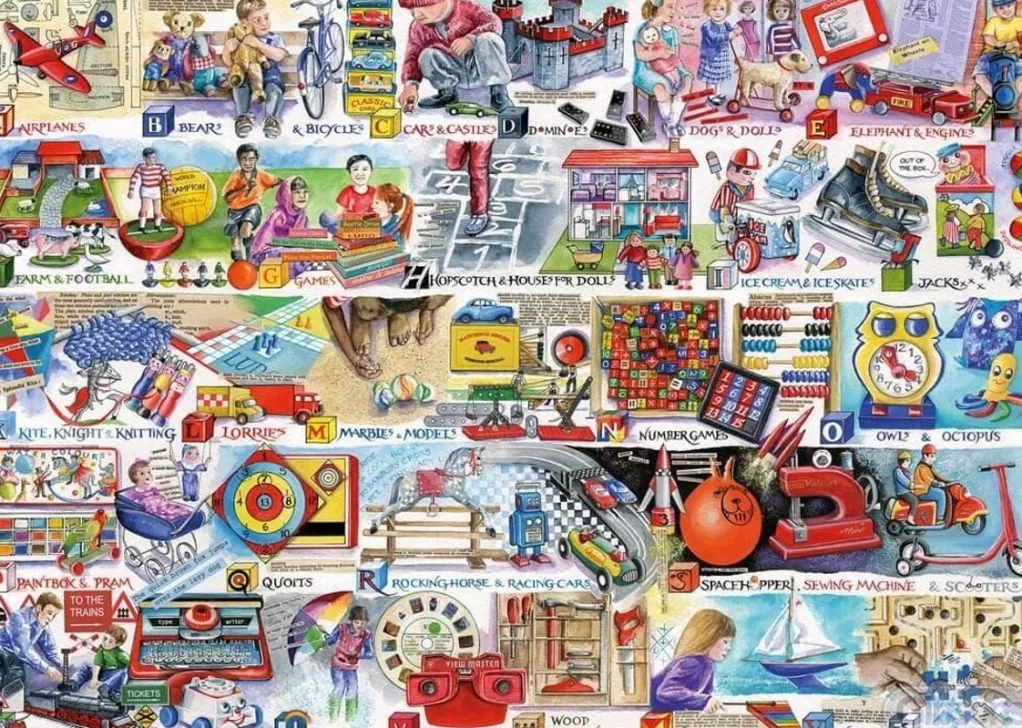 Gibsons 1000 Pieces* - Space Hoppers & Scooters - 1000 Piece Jigsaw Puzzle