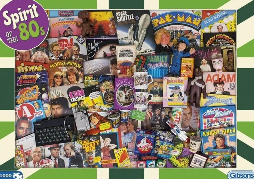 Gibsons 1000 Pieces* - Spirit Of The 80S - 1000 Piece Jigsaw Puzzle