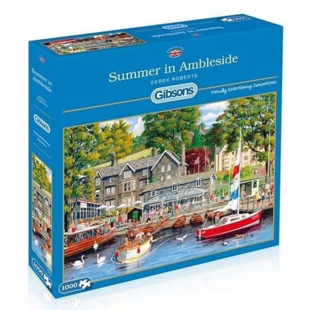 Gibsons 1000 Pieces* - Summer In Ambleside - 1000 Piece Jigsaw Puzzle