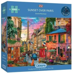 Gibsons 1000 Pieces* - Sunset Over Paris - 1000 Piece Jigsaw Puzzle
