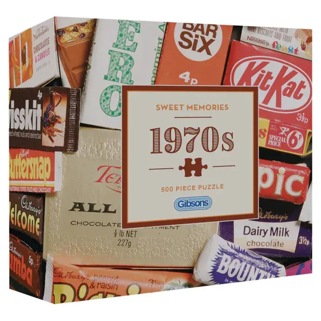 Gibsons 500 Pieces* - Sweet Memories Of The 1970S - 500 Piece Jigsaw Puzzle