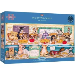 Gibsons 636 Pieces* - Tail Of Two Chippys - 636 Piece Jigsaw Puzzle
