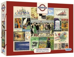 Gibsons 1000 Pieces* - Tfl Heritage Poster - 1000 Piece Jigsaw Puzzle