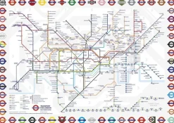 Gibsons 500 Pieces* - Tfl London Underground Map - 500 Piece Jigsaw Puzzle