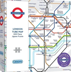Gibsons 1000 Pieces* - Tfl London Underground Map - 1000 Piece Jigsaw Puzzle