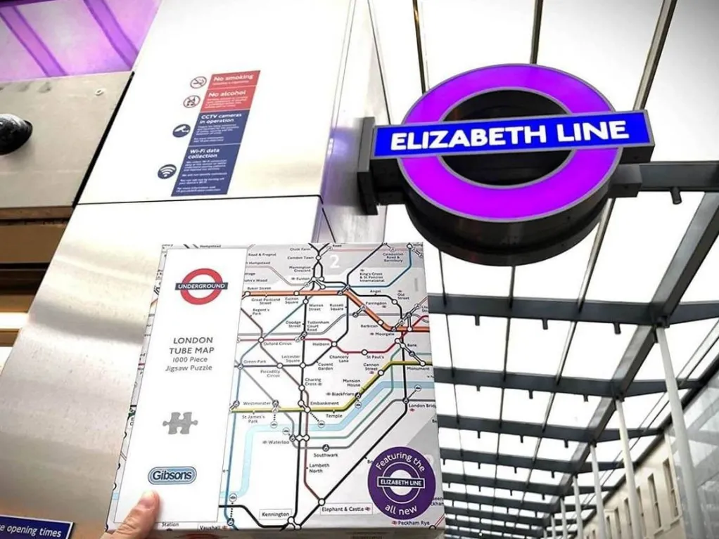 Gibsons 1000 Pieces* - Tfl London Underground Map - 1000 Piece Jigsaw Puzzle