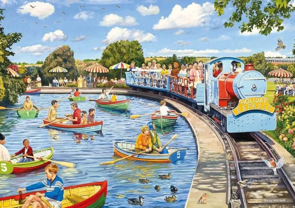Gibsons 1000 Pieces* - The Boating Lake - 1000 Piece Jigsaw Puzzle