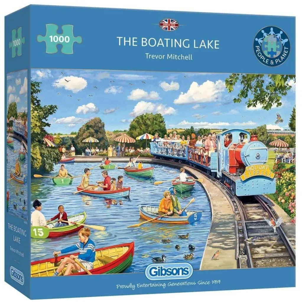 Gibsons 1000 Pieces* - The Boating Lake - 1000 Piece Jigsaw Puzzle