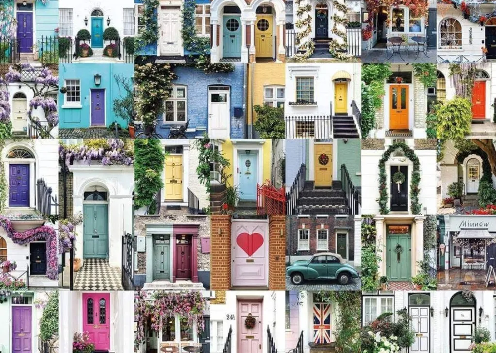 Gibsons 1000 Pieces* - The Doors Of London - 1000 Piece Jigsaw Puzzle