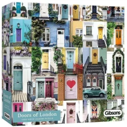 Gibsons 1000 Pieces* - The Doors Of London - 1000 Piece Jigsaw Puzzle