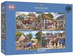 Gibsons 500 Pieces* - The Evacuees - 4 X 500 Piece Jigsaw Puzzle