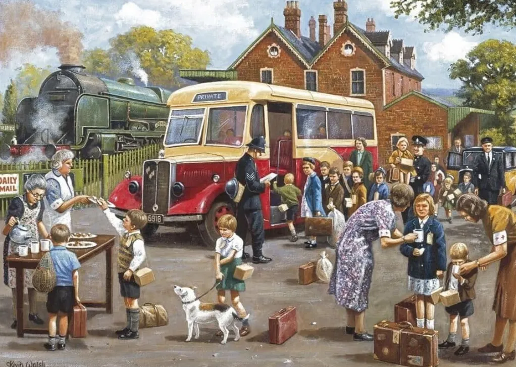 Gibsons 500 Pieces* - The Evacuees - 4 X 500 Piece Jigsaw Puzzle
