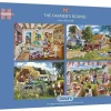 Gibsons 500 Pieces* - The Farmer'S Round - 4 X 500 Piece Jigsaw Puzzle
