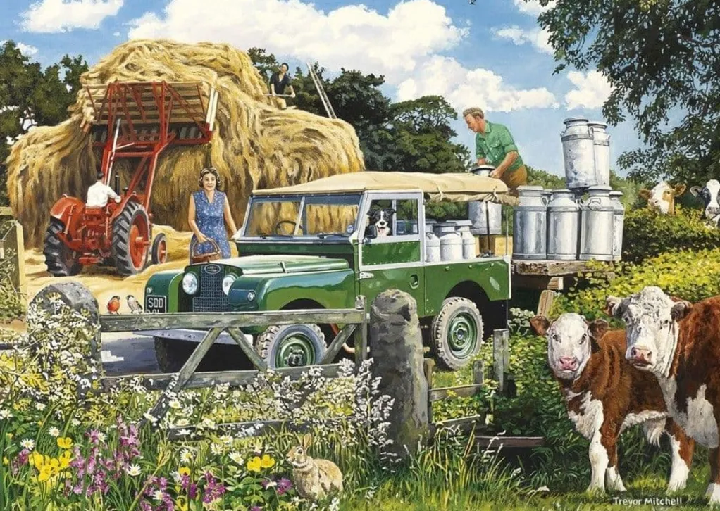 Gibsons 500 Pieces* - The Farmer'S Round - 4 X 500 Piece Jigsaw Puzzle