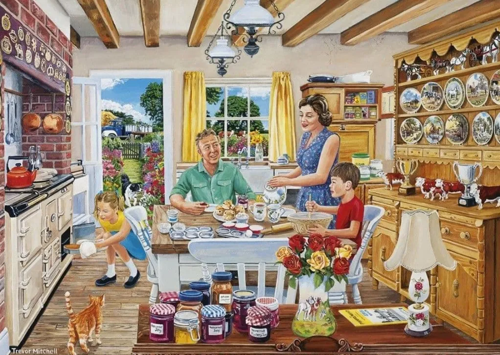 Gibsons 500 Pieces* - The Farmer'S Round - 4 X 500 Piece Jigsaw Puzzle