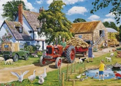 Gibsons 500 Pieces* - The Farmer'S Round - 4 X 500 Piece Jigsaw Puzzle