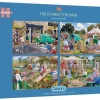 Gibsons 500 Pieces* - The Florist'S Round - 4 X 500 Piece Jigsaw Puzzle