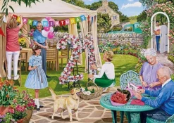 Gibsons 500 Pieces* - The Florist'S Round - 4 X 500 Piece Jigsaw Puzzle