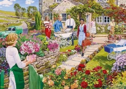 Gibsons 500 Pieces* - The Florist'S Round - 4 X 500 Piece Jigsaw Puzzle