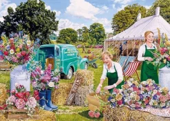 Gibsons 500 Pieces* - The Florist'S Round - 4 X 500 Piece Jigsaw Puzzle