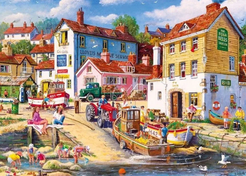 Gibsons 500 Pieces* - The Four Bells - 1000 Piece Jigsaw Puzzle