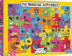 Gibsons 100 Pieces & Under* - The Unusual Alphabet Floor Puzzle -24 Piece Jigsaw Puzzle