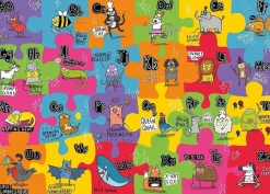 Gibsons 100 Pieces & Under* - The Unusual Alphabet Floor Puzzle -24 Piece Jigsaw Puzzle