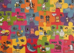 Gibsons 100 Pieces & Under* - The Unusual Alphabet Floor Puzzle -24 Piece Jigsaw Puzzle