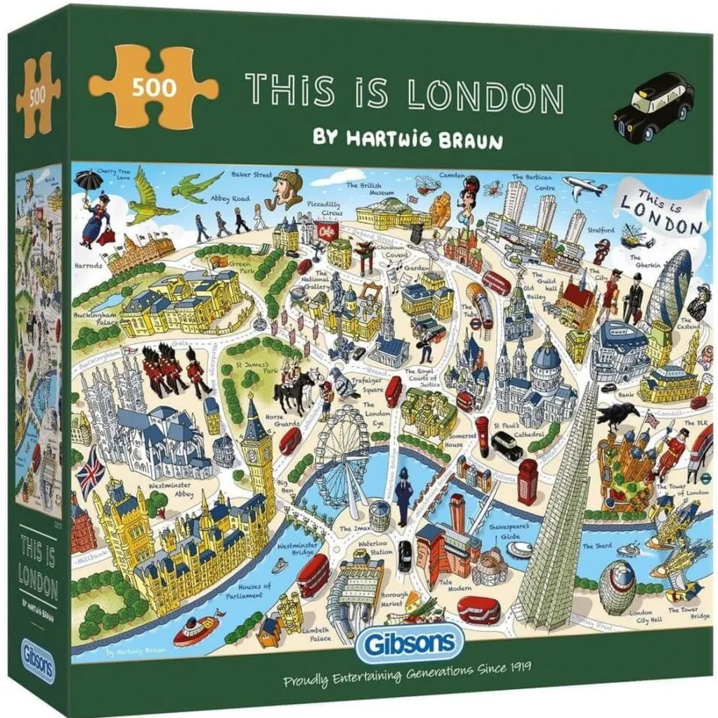 Gibsons 500 Pieces* - This Is London - 500 Piece Jigsaw Puzzle