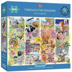 Gibsons 1000 Pieces* - Through The Seasons - 1000 Piece Jigsaw Puzzle