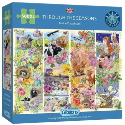 Gibsons Extra Large Pieces* - Through The Seasons - 500Xl Piece Jigsaw Puzzle