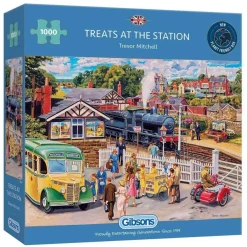 Gibsons 1000 Pieces* - Treats At The Station - 1000 Piece Jigsaw Puzzle