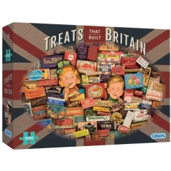 Gibsons 1000 Pieces* - Treats That Built Britain - 1000 Piece Jigsaw Puzzle