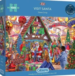 Gibsons 1000 Pieces* - Visit Santa - 1000 Piece Jigsaw Puzzle
