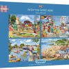 Gibsons 500 Pieces* - Wish You Were Here - 4 X 500 Piece Jigsaw Puzzle