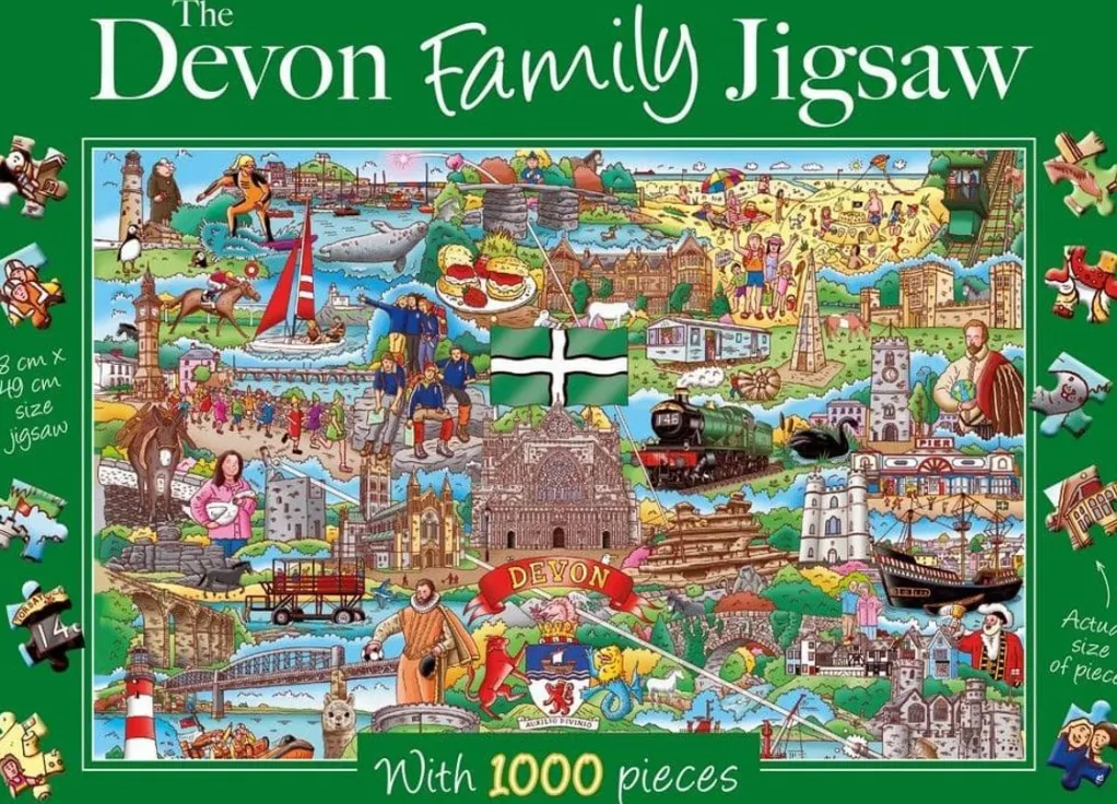 Gifted 1000 Pieces* - Devon Family - 1000 Piece Jigsaw Puzzle
