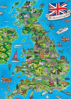 Gifted 1000 Pieces* - United Kingdom Family - 1000 Piece Jigsaw Puzzle