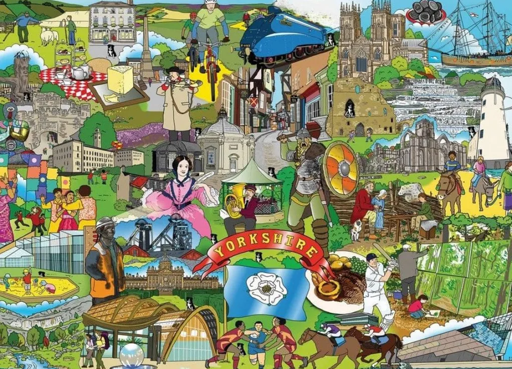 Gifted 1000 Pieces* - Yorkshire Family - 1000 Piece Jigsaw Puzzle