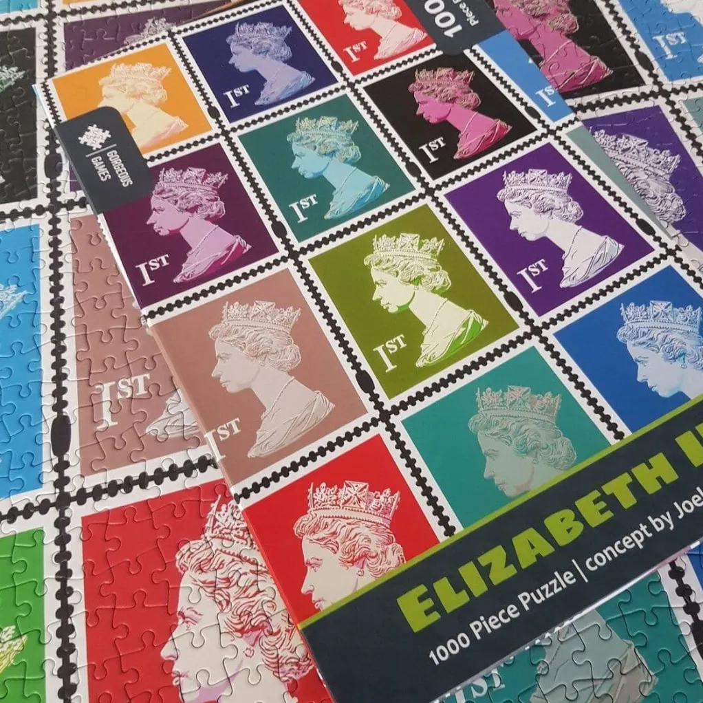 Gorgeous Games 1000 Pieces* - Elizabeth Ii - 1000 Piece Jigsaw Puzzle