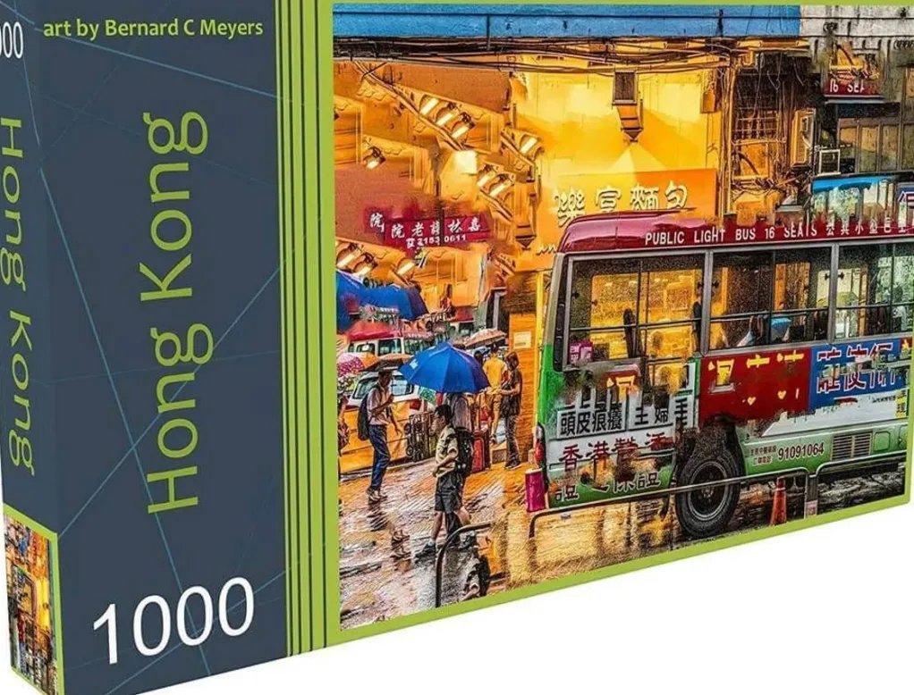 Gorgeous Games 1000 Pieces* - Hong Kong - 1000 Piece Jigsaw Puzzle