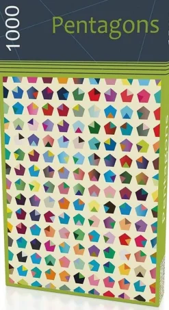 Gorgeous Games 1000 Pieces* - Pentagons - 1000 Piece Jigsaw Puzzle