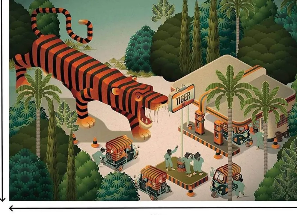 Gorgeous Games 1000 Pieces* - Tiger Tiger - 1000 Piece Jigsaw Puzzle