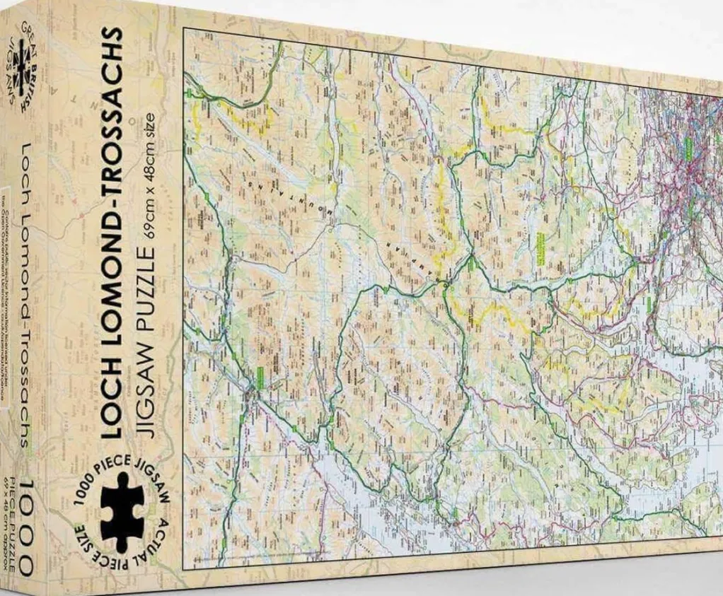 Great British Jigsaws 1000 Pieces* - Loch Lomond - Trossachs - 1000 Piece Jigsaw Puzzle