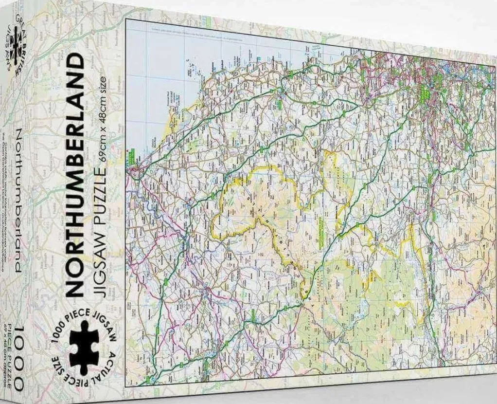 Great British Jigsaws 1000 Pieces* - Northumberland - 1000 Piece Jigsaw Puzzle