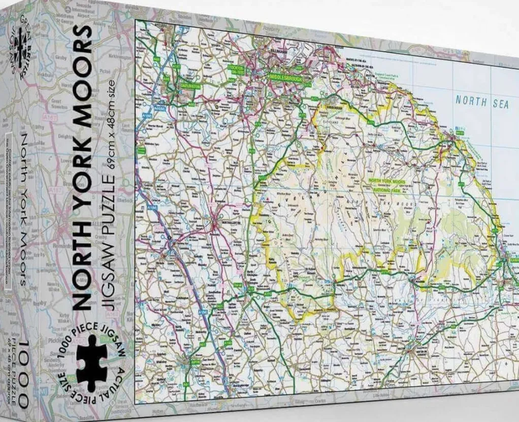 Great British Jigsaws 1000 Pieces* - North York Moors - 1000 Piece Jigsaw Puzzle