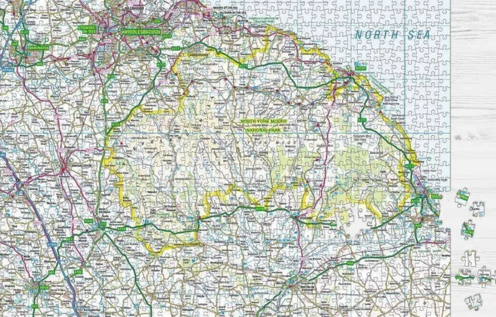 Great British Jigsaws 1000 Pieces* - North York Moors - 1000 Piece Jigsaw Puzzle