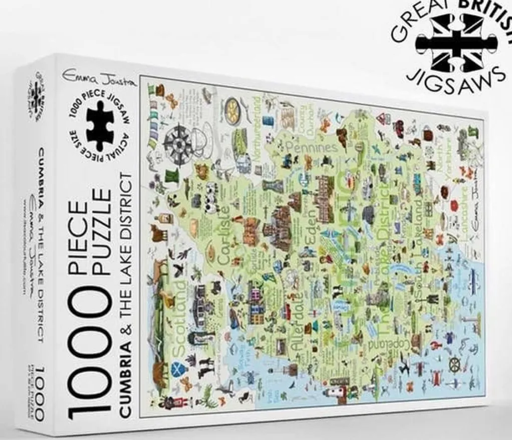 Great British Jigsaws 1000 Pieces*Great British Puzzles - Cumbria & The Lake District - 1000 Piece Jigsaw Puzzle